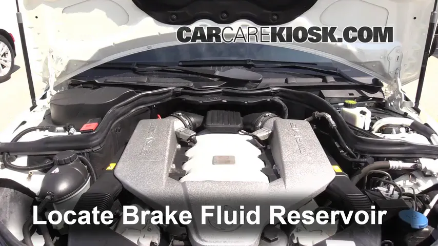 2010 Mercedes-Benz C63 AMG 6.3L V8 Brake Fluid